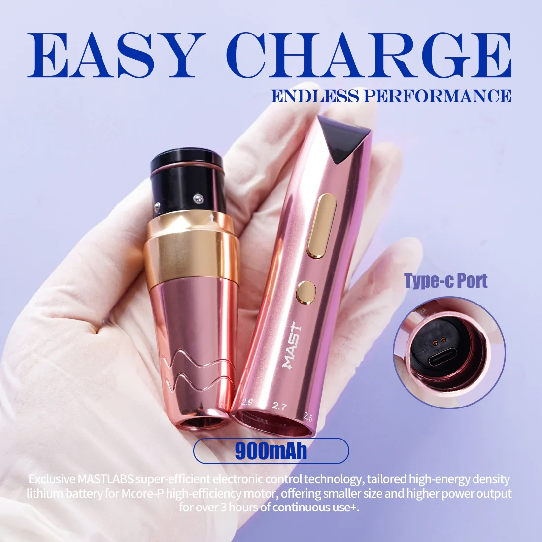 MAST P60 wireless mašinica - PINK